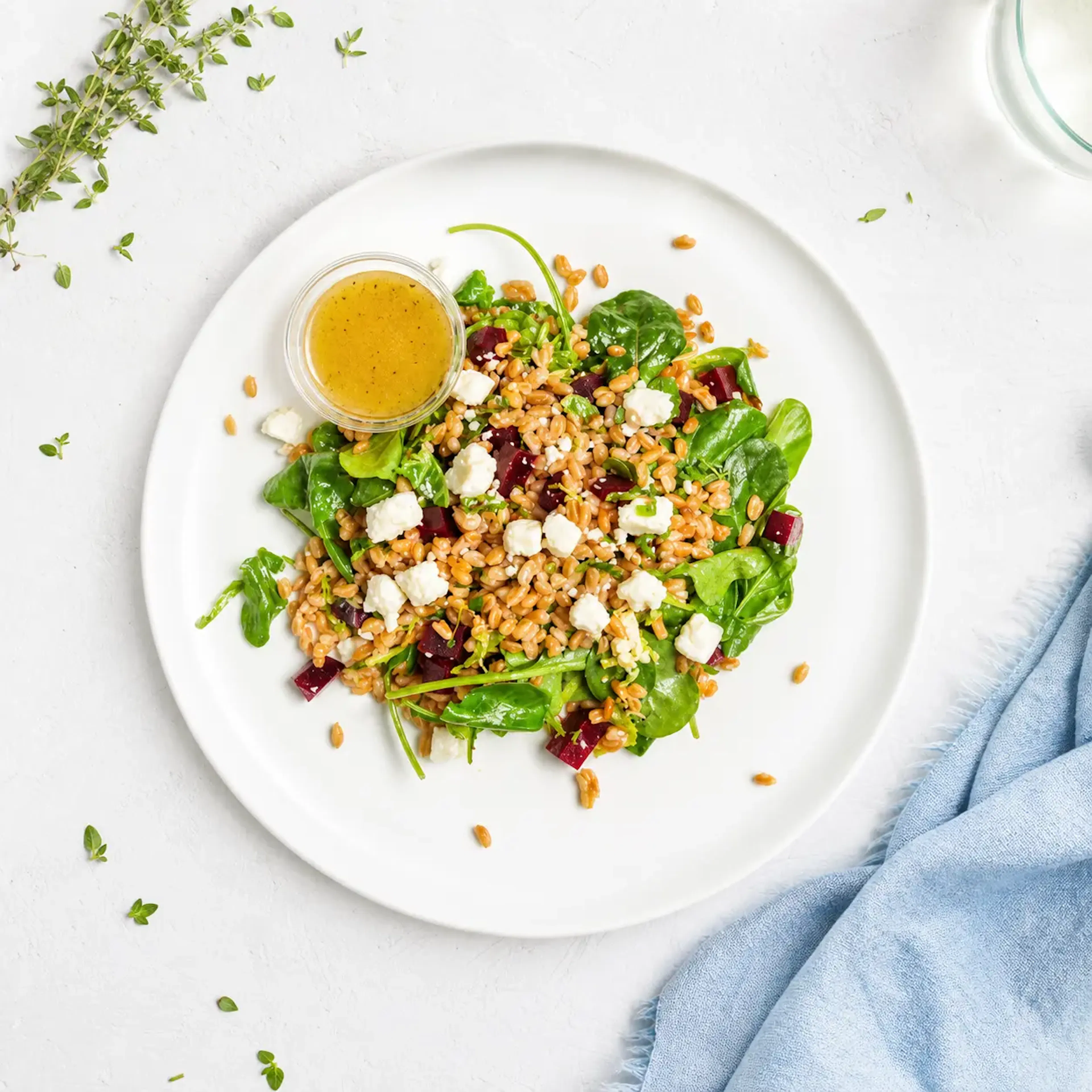 Climate-Friendly Farro & Greens Salad