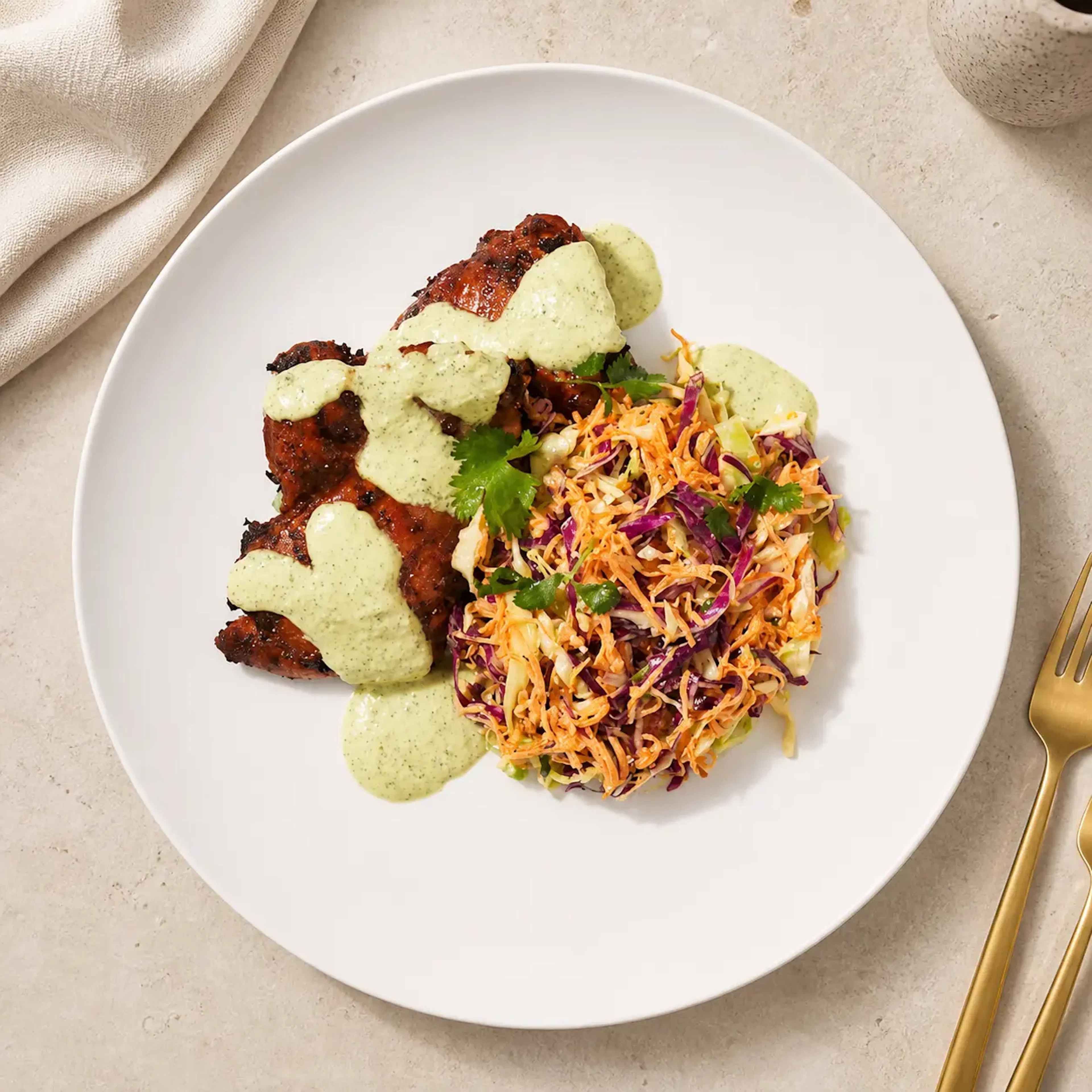 Peruvian Chicken with Aji Verde